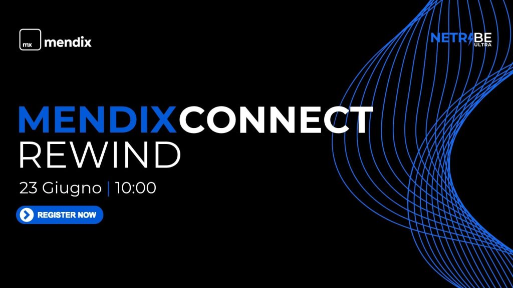 Banner webinar Mendix Connect Rewind - sito